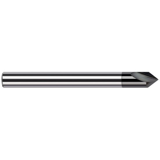 Picture of Harvey Tool 29608-C4 1/8 D x 60 DEG x .005 WEB Marking DMNDEngraving Carbide Diamond Single End Engraver
